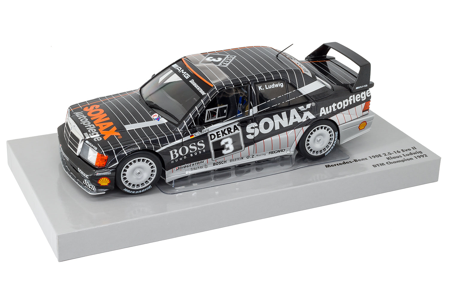 Werk83 1:18 Mercedes Benz 190E 2.5-16V EVO II DTM Champion Scale Model