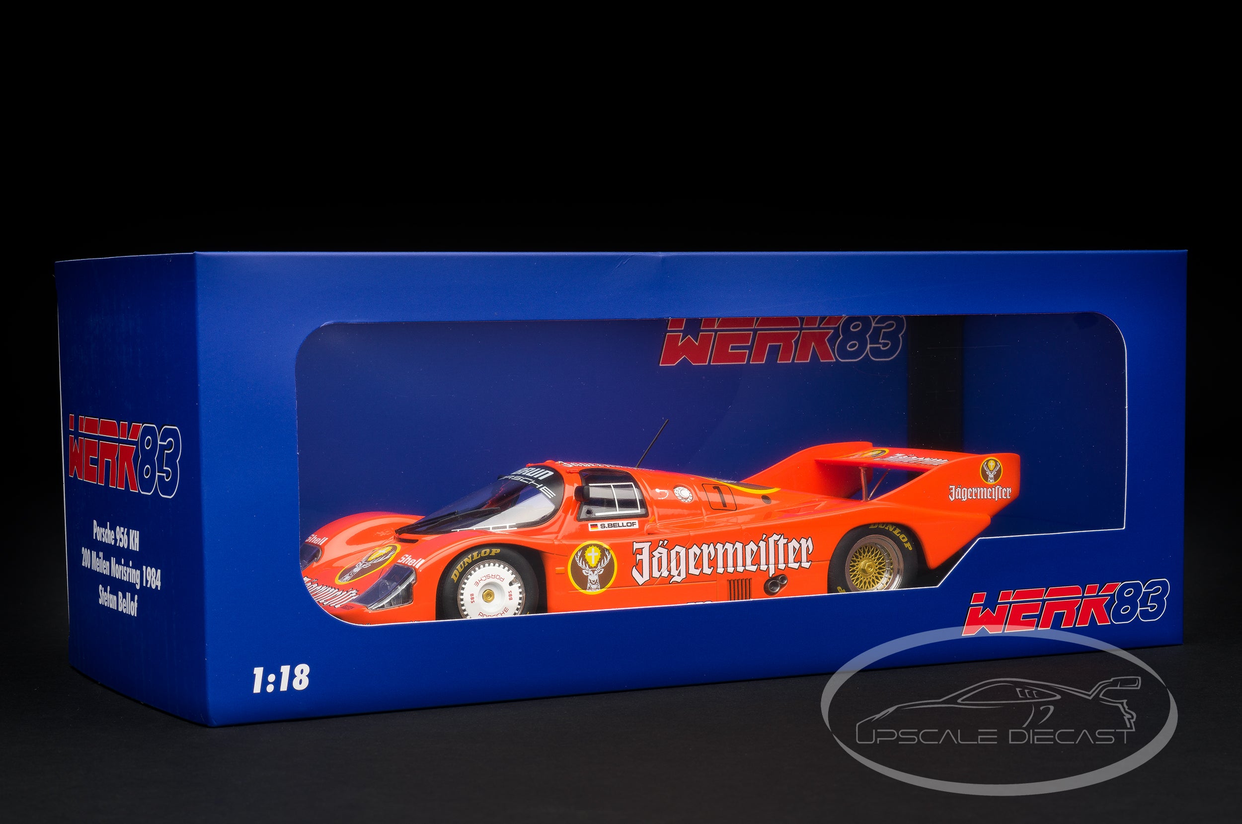 Werk 83 1:18 Porsche 956K Brun #1 3rd 200 Miles Norisring DRM 1984