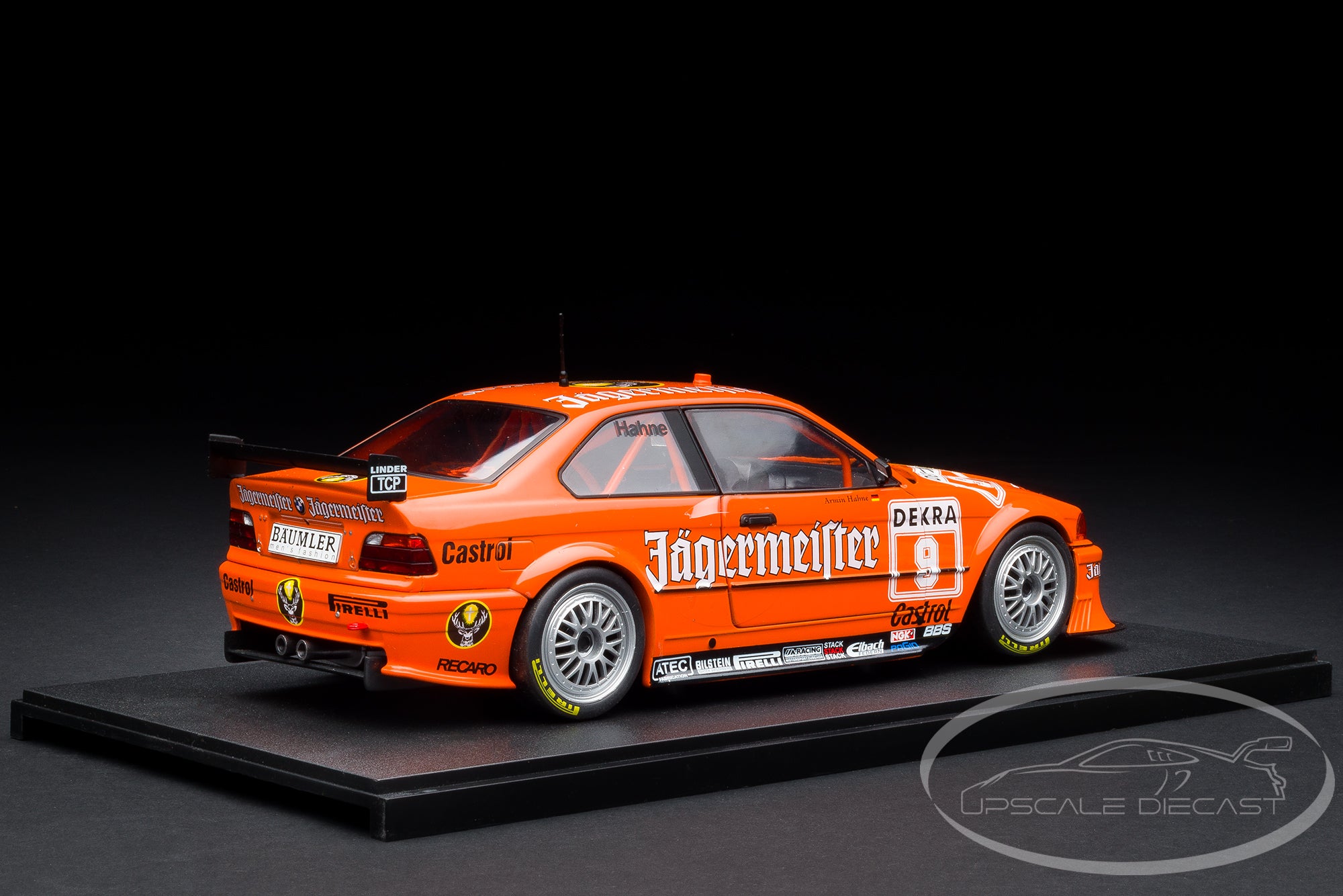 Werk83 1:18 BMW 325i Coupe E36 DTM Jägermeister No.9 1993 Armin Hahne