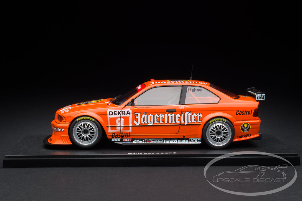 Werk83 1:18 BMW 325i Coupe E36 DTM Jägermeister No.9 1993 Armin Hahne