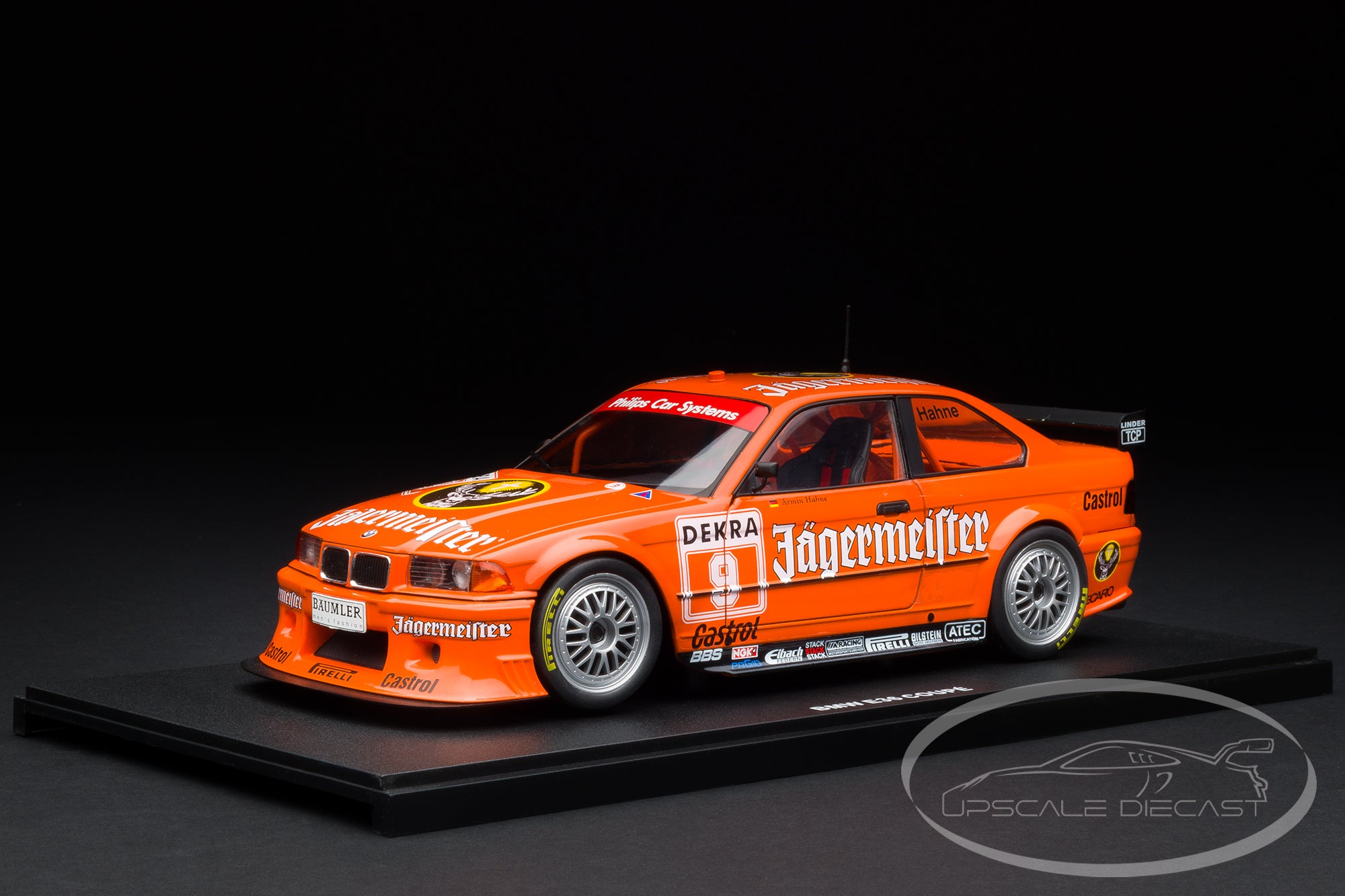 Werk83 1:18 BMW 325i Coupe E36 DTM Jägermeister No.9 1993 Armin Hahne