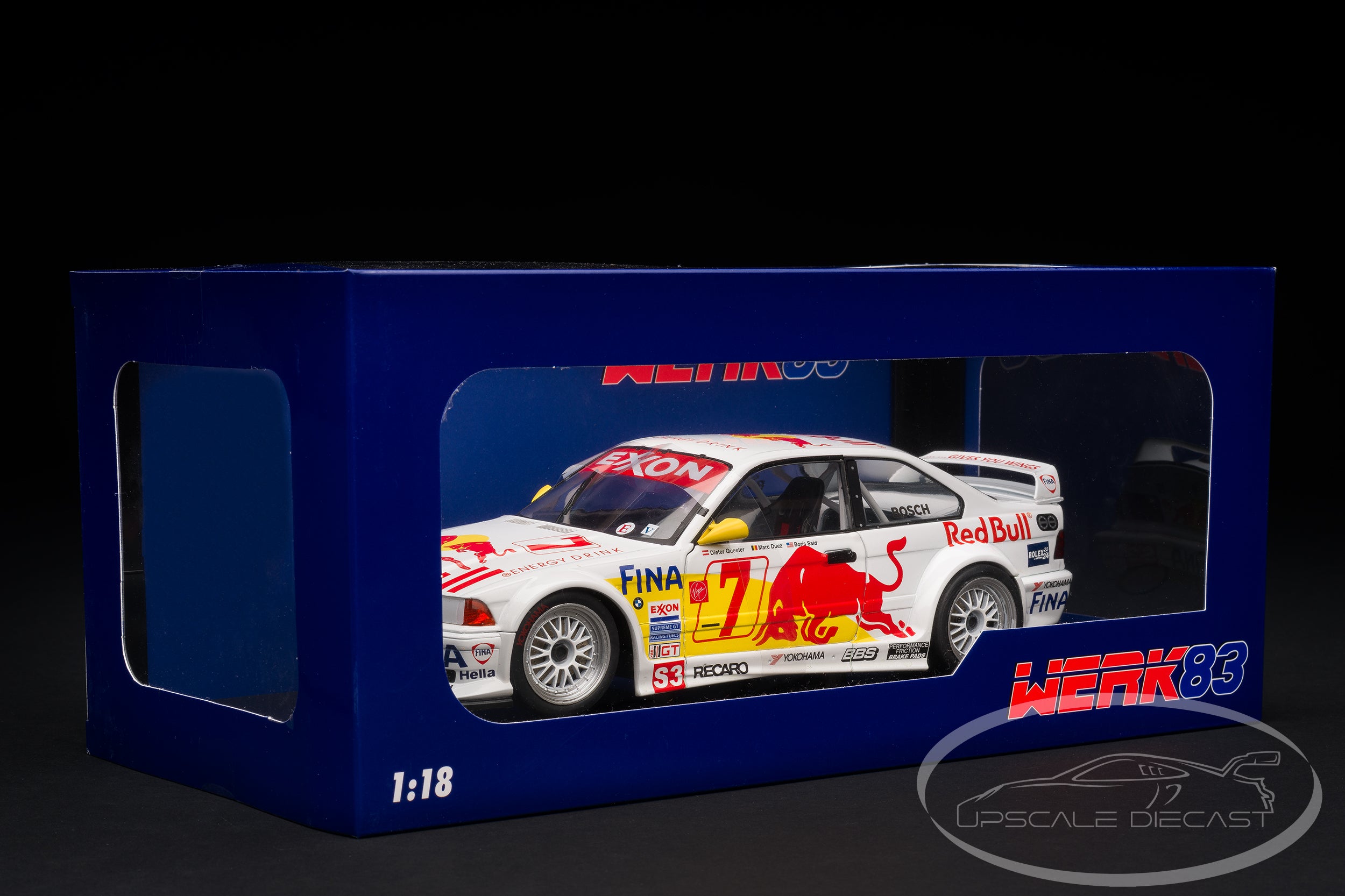 WERK83 1:18 BMW M3 GTR E36 No.7 24h Daytona 1997 Prototype