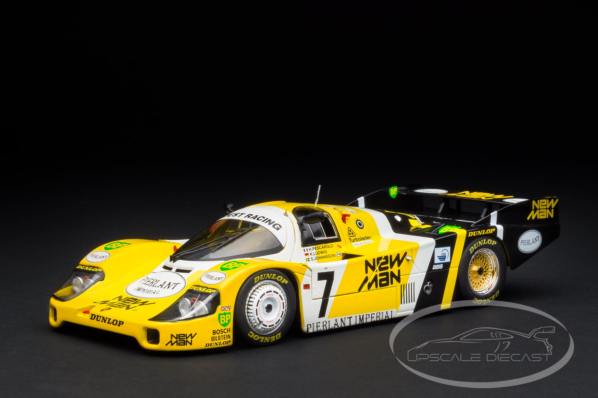 Werk83 1:18 Porsche 956 LH No.7 New-Man Winner 24h Le Mans 1984 Team Joest