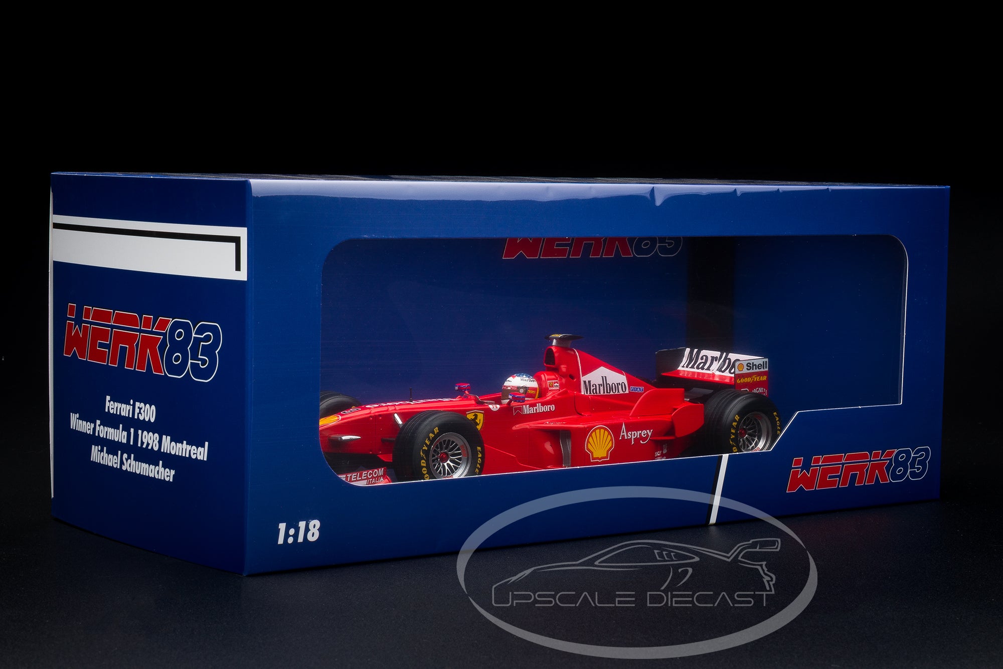 Werk83 1:18 Ferrari F300 Michael Schumacher Winner 1998 Montreal