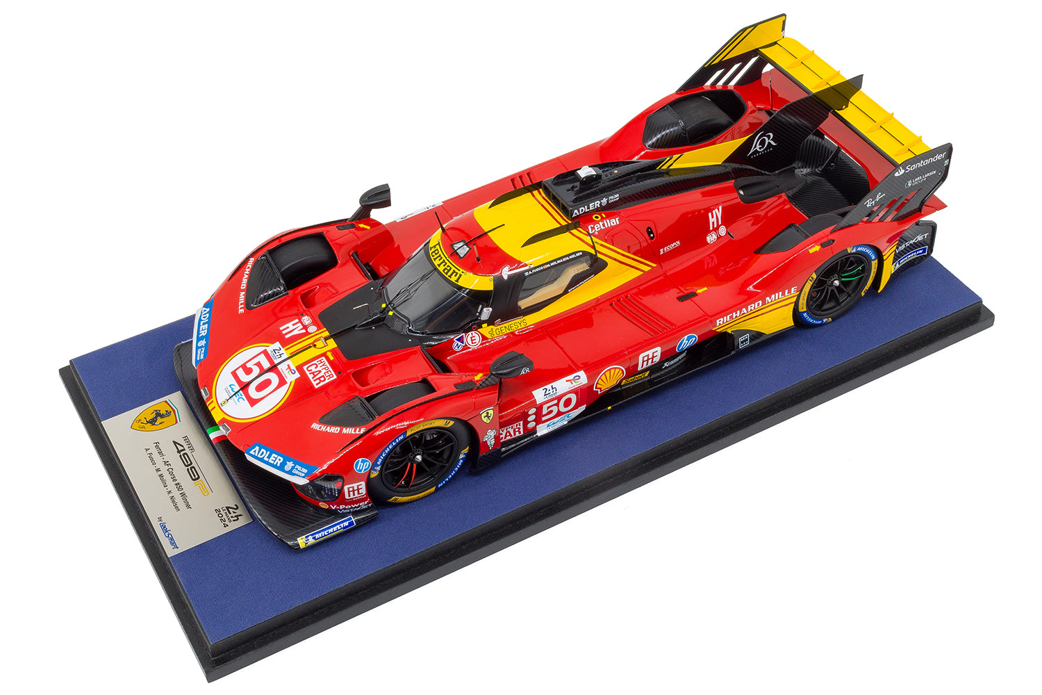 Looksmart 1:18 Ferrari 499P 2024 Le Mans Winner image 3