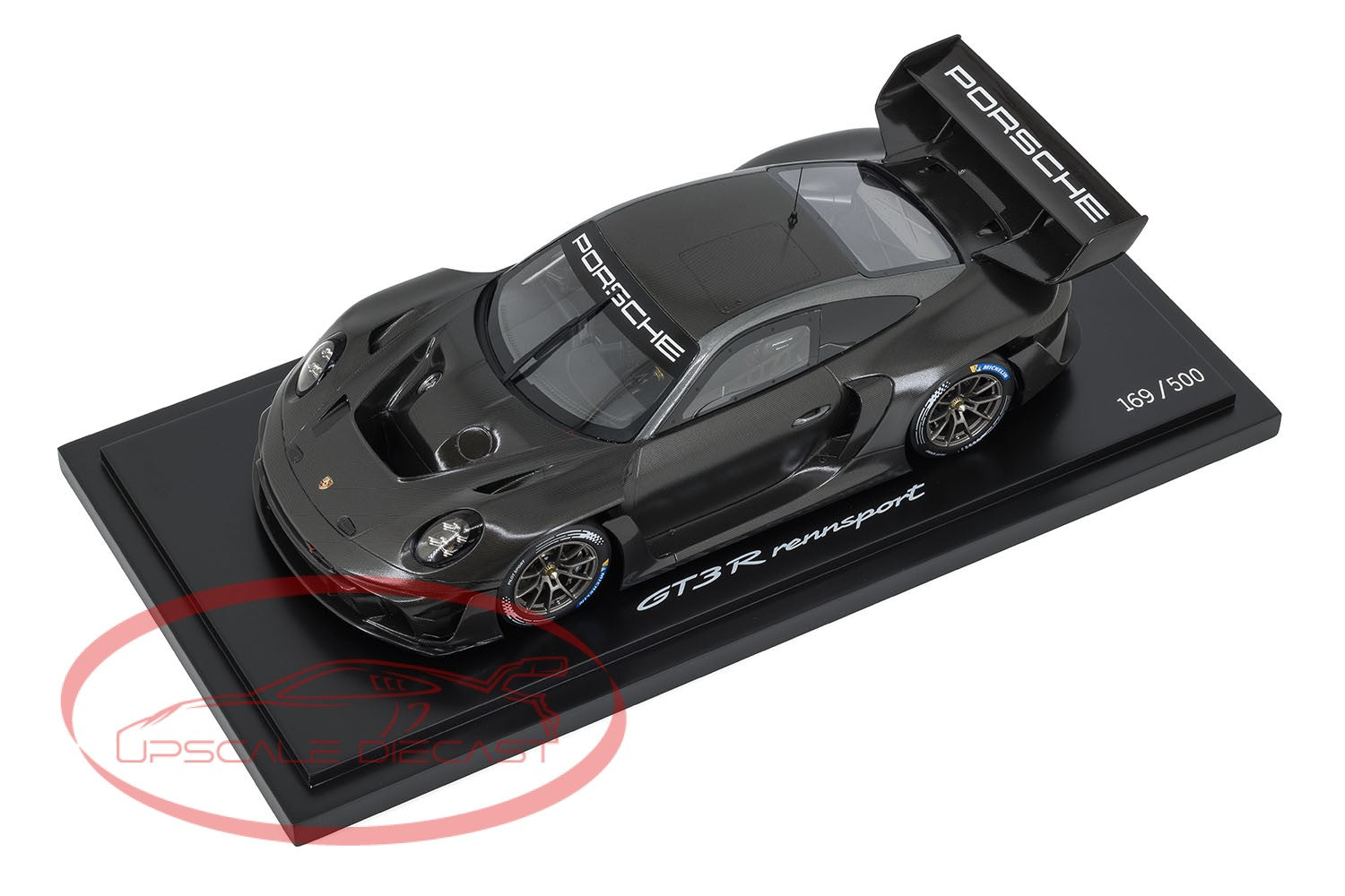 Spark 1:18 Porsche GT3 R Rennsport Black Carbon – Dealer Exclusive image 4