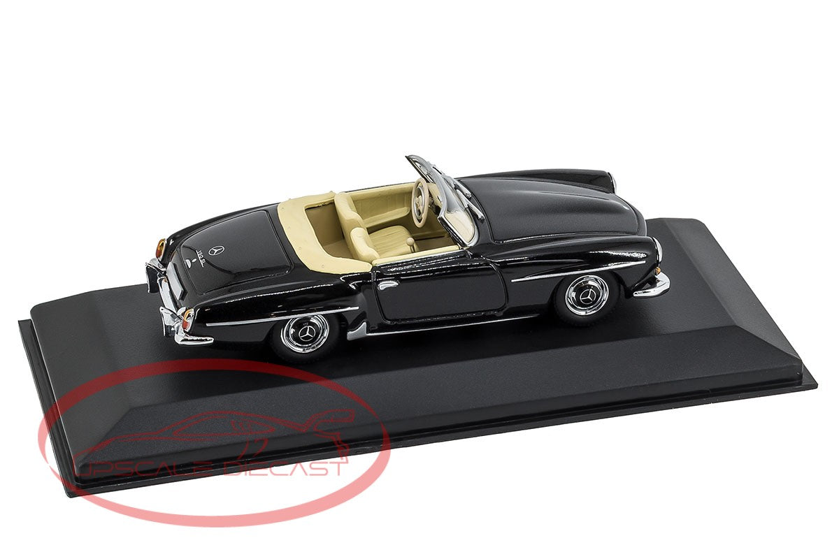 Minichamps 1:43 1955 Black Mercedes Benz 190 SL image 1
