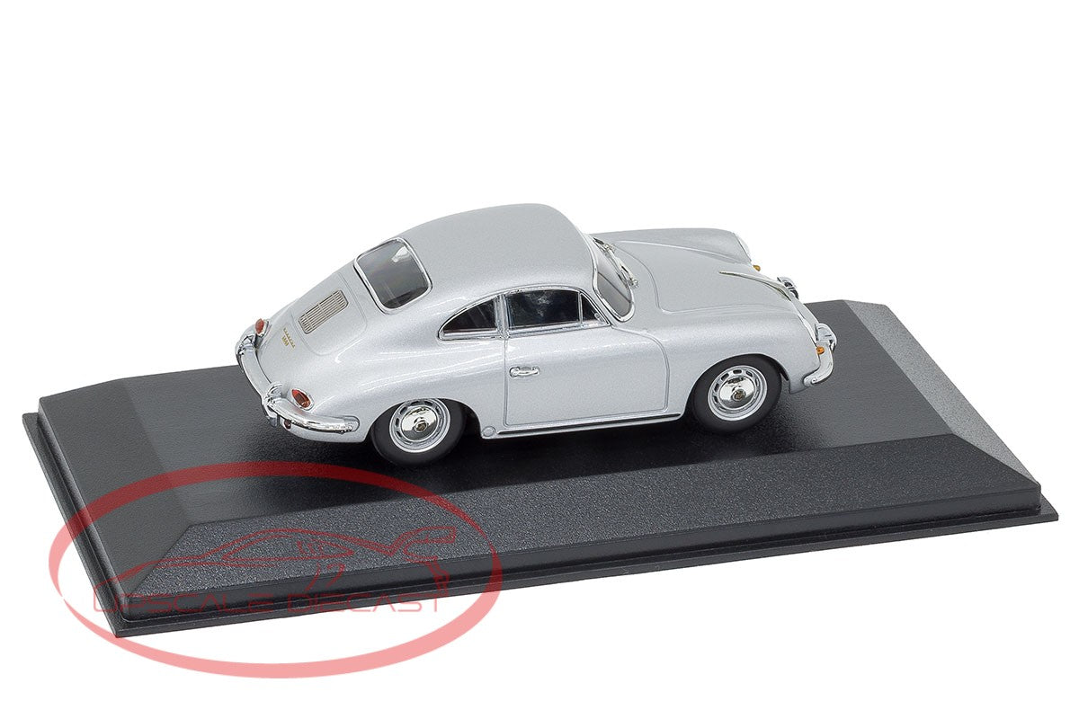 Minichamps 1:43 Porsche 356 B Coupe 1961 Silver image 1