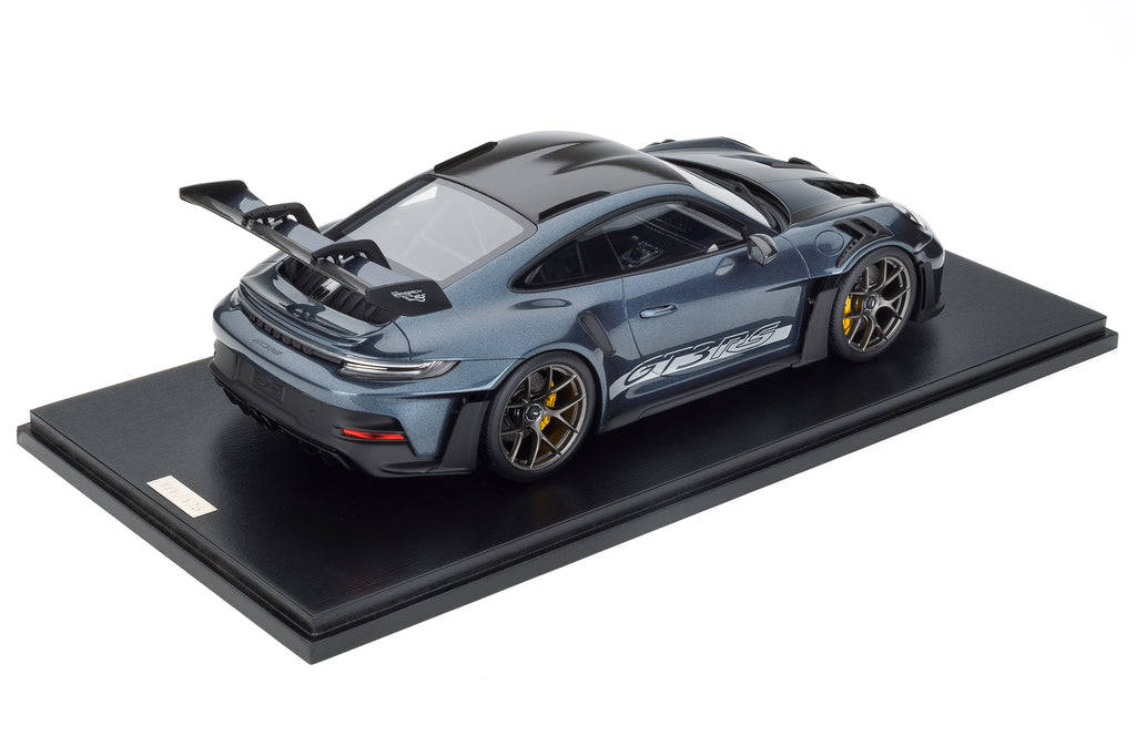 Spark 1:18 Porsche 911 GT3 RS Yachting Blue – Upscale Diecast Exclusive image 1