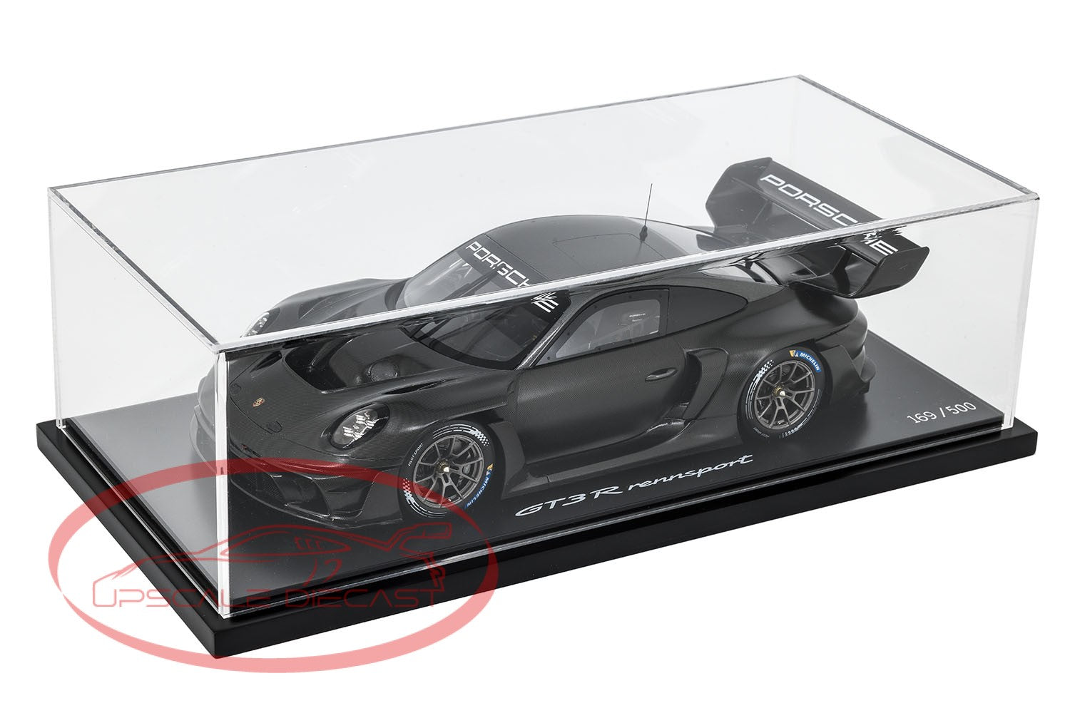 Spark 1:18 Porsche GT3 R Rennsport Black Carbon – Dealer Exclusive image 2