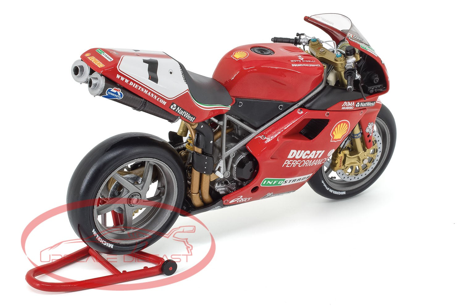 Minichamps 1:12 Ducati 996 Fogarty 1999 WSB Champion image 1