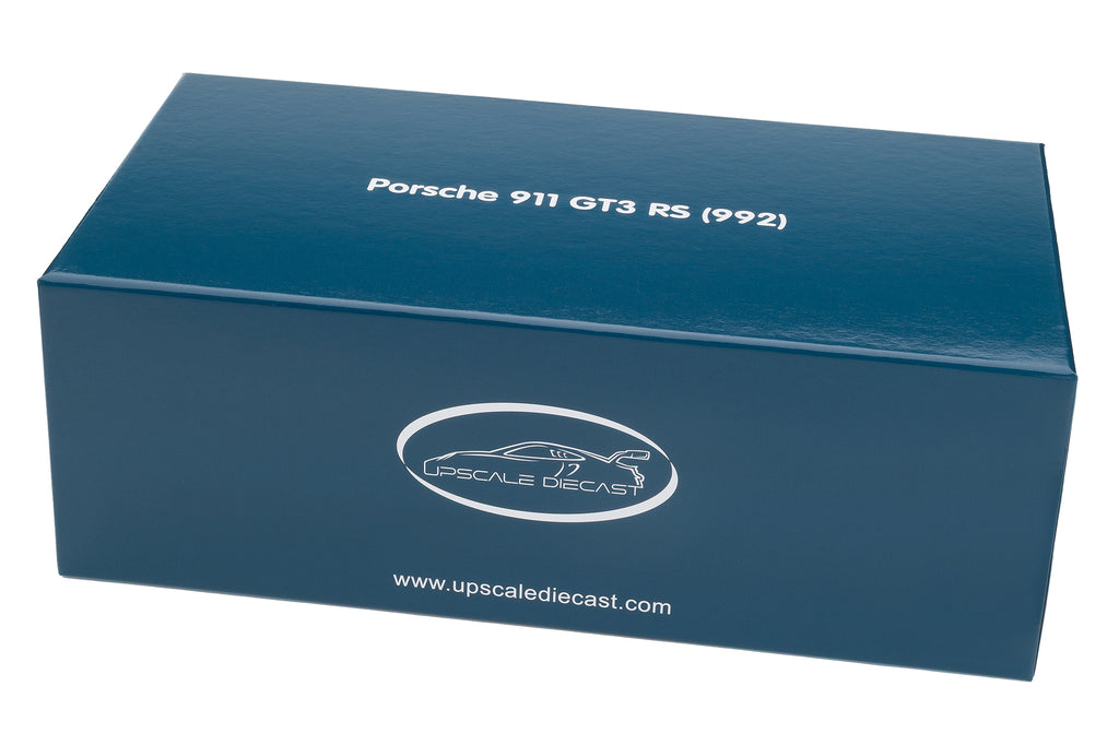 Spark 1:18 Porsche 911 GT3 RS Paint To Sample Oslo Blue – Upscale Diecast Exclusive image 6