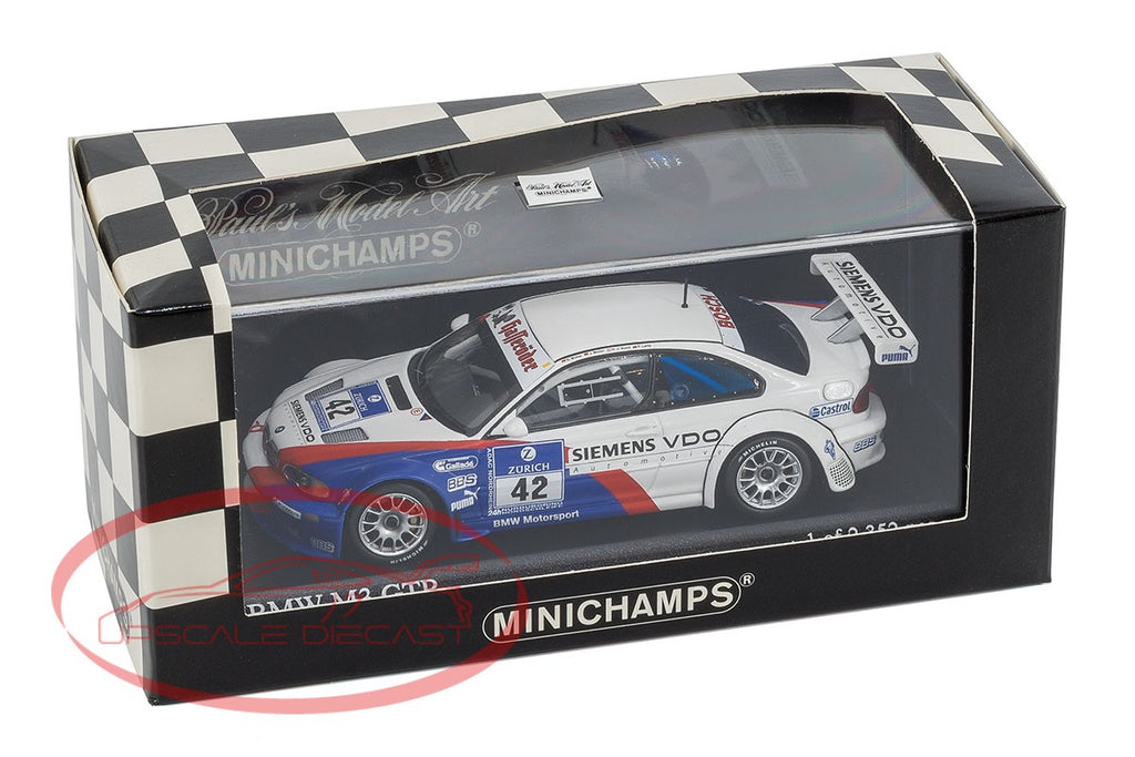 Minichamps 1:43 BMW E46 M3 GTR ADAC 24 Hr Winner image 2