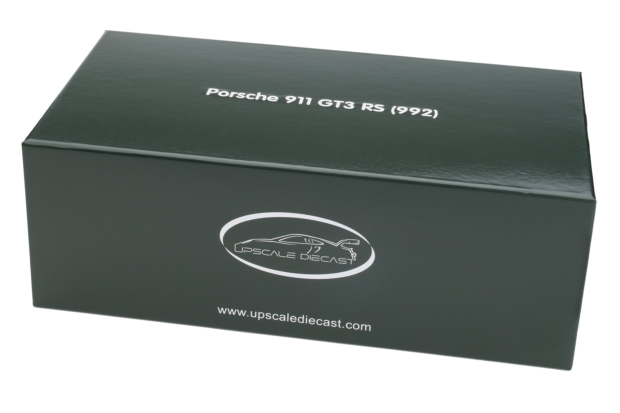 Spark 1:18 Porsche 911 GT3 RS Paint To Sample Oak Green – Upscale Diecast Exclusive image 6