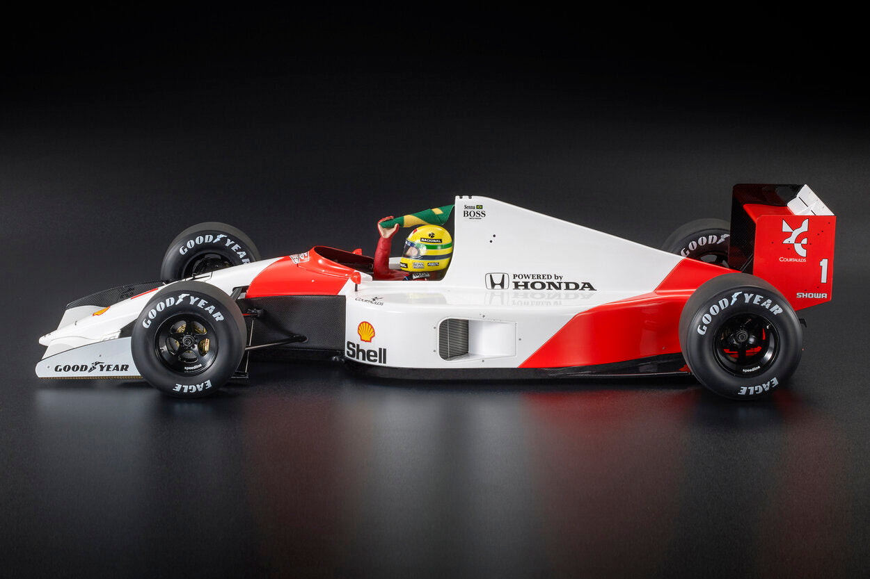 GP Replicas 1:12 McLaren MP4/6 Ayrton Senna 1991 Brazilian GP Winner w/ Figurine