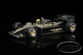Premium X 1:18 Lotus 97T No.12 Ayrton Senna 1985 Portuguese GP winner front three-quarter view