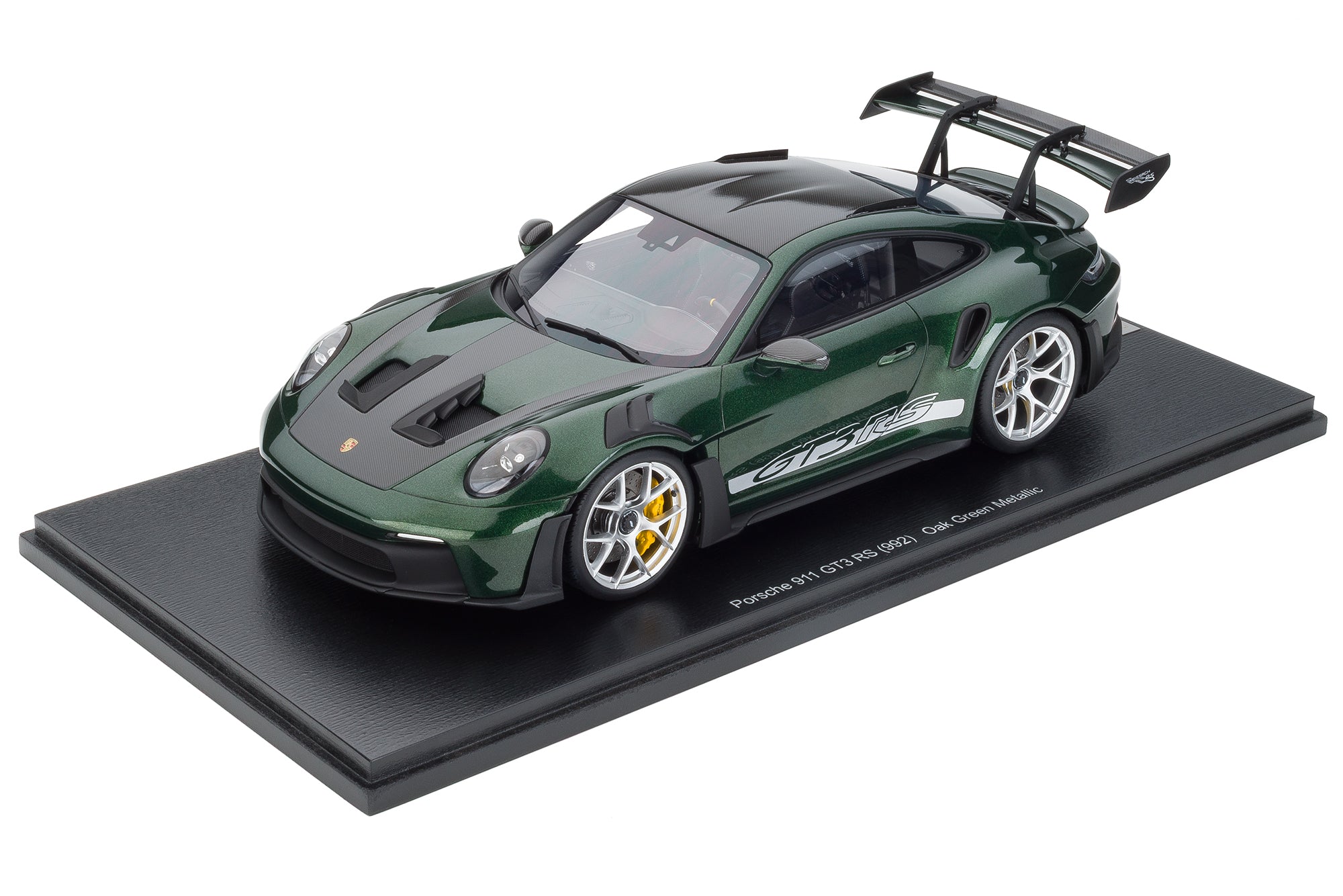Spark 1:18 Porsche 911 GT3 RS Paint To Sample Oak Green – Upscale Diecast Exclusive image 0