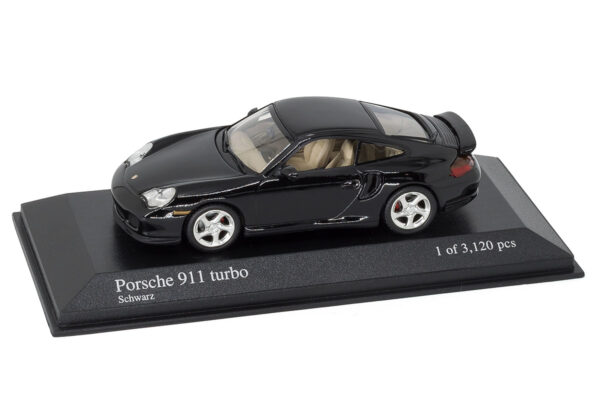 Minichamps 1:43 Black Porsche 911 Turbo 996