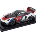 Porsche GT3 R Rennsport Multi Color side profile Spark 1:18