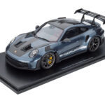 Porsche 911 GT3 RS Paint To Sample Yachting Blue side profile Spark 1:18